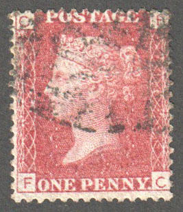 Great Britain Scott 33 Used Plate 167 - FC - Click Image to Close